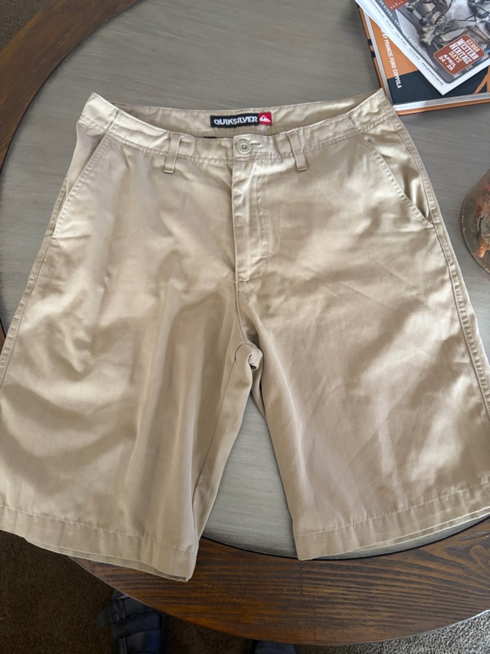 Men’s Quiksilver Shorts Tan Khaki Size 32